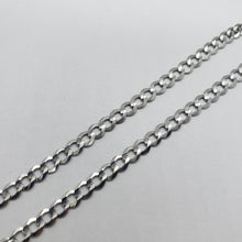Load image into Gallery viewer, 10K White Gold Solid Cuban Link Chain Curb Necklace Bracelet 5mm-6mm Size 7"~30"
