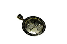 Load image into Gallery viewer, 10K Solid Yellow Gold The World Is Yours Globe Pendant
