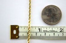 Load image into Gallery viewer, Authentic 10K Solid Yellow Gold Rope Twist Link Chain Necklace 3mm x 16&quot; ~ 30&quot;
