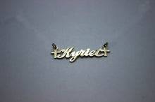 Load image into Gallery viewer, 14K Solid Yellow Gold Personalized Custom Name Pendant Charm with Cross
