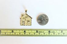 Load image into Gallery viewer, 10K Yellow Gold Trap House Pendant Charm
