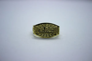 10K Solid Yellow Gold Last Supper Ring