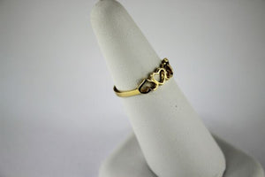 14K Yellow Gold Beautiful Heart Ring