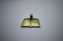 Load image into Gallery viewer, 14K Yellow Gold Bible Book Pendant
