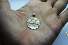 Load image into Gallery viewer, 10K Solid Yellow Gold Last Supper Diamond Cut Pendant Charm
