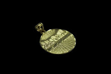 Load image into Gallery viewer, 10K Solid Yellow Gold Last Supper Diamond Cut Pendant Charm
