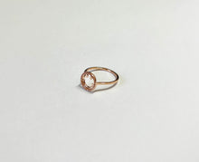 Load image into Gallery viewer, 14K Solid Rose Gold Handmade Dainty Smiley Face Ring
