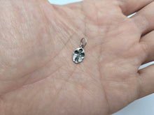 Load image into Gallery viewer, 925 Sterling Silver Budded Cross Carved Oval Pendant 1/2 Inch (13mm) Tall
