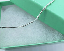 Load image into Gallery viewer, 925 Sterling Silver Snake Bracelet Necklace Chain 1mm
