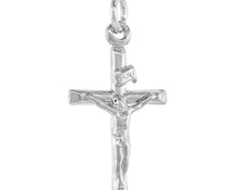 Load image into Gallery viewer, 925 Sterling Silver Small Crucifix Cross Pendant
