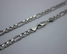 Load image into Gallery viewer, Authentic 10K Solid White Gold Figaro Necklace Bracelet Chain
