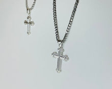 Load image into Gallery viewer, 925 Sterling Silver Cross Pendant (1 inch or 1.3 inch)
