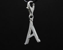 Load image into Gallery viewer, 925 Sterling Silver 26-Alphabet Easygoing Handwriting Initial Pendant with Clasp
