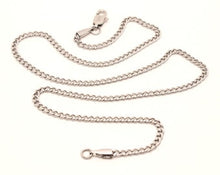 Load image into Gallery viewer, Stainless Steel Curb Link 1/8 Inch Wide, Sizes 16-24 Inches Chain Necklace
