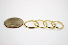 Load image into Gallery viewer, 10K Solid Yellow Gold Plain Knuckle Band Ring Size 2 ~ 9
