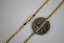 Load image into Gallery viewer, 10K Yellow Solid Gold CUBAN CHAIN Necklace for men and women 3.1mm/16"~30"
