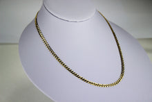 Load image into Gallery viewer, 10K Solid Yellow Gold CUBAN CHAIN Necklace for women men 4mm/16"~30"
