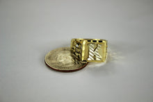 Load image into Gallery viewer, 10K Real Yellow Gold Initial Ring for Men
