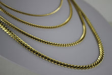 Load image into Gallery viewer, 10K Solid Yellow Gold Miami Cuban Link Chain Necklace Men Women 2.5~5mm 18"~30"
