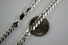 Load image into Gallery viewer, Authentic 925 Sterling Silver Miami Cuban Link Chain Men Women 2mm-6.3mm 7"-36"
