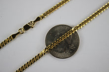 Load image into Gallery viewer, 10K Solid Yellow Gold Miami Cuban Link Chain Necklace Men Women 3mm 18"~30"
