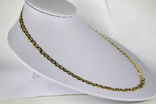 Load image into Gallery viewer, 10K Solid Yellow Gold Mariner Link Chain Necklace (5.5mm / 18" ~ 30")
