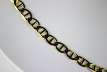 Load image into Gallery viewer, 10K Solid Yellow Gold Mariner Link Chain Necklace (7.5mm / 22" ~ 30")
