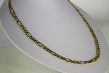 Load image into Gallery viewer, 10K REAL YELLOW GOLD 5.5mm Figaro Chain Pendant Necklace Bracelet 7" - 30"
