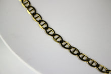 Load image into Gallery viewer, 10K Solid Yellow Gold Mariner Link Chain Necklace (6.5mm / 18" ~ 30")
