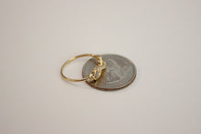 Load image into Gallery viewer, 14K Yellow Gold Infinity Ring with CZ for Ladies Woman Girl
