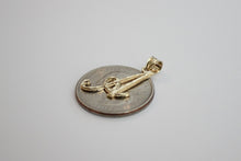 Load image into Gallery viewer, 14K Yellow Gold Initial Pendant Charm Diamond Cut for Everyone
