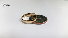 Load image into Gallery viewer, 14K Solid Yellow Gold Wedding Band Men Women 2mm ~ 7mm Size 5 ~ 13 Free Engraving
