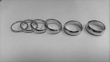 Load image into Gallery viewer, 10K Solid White Gold Wedding Band Men Women 2mm ~ 6mm Size 5 ~ 13 Free Engraving
