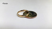 Load image into Gallery viewer, 14K Solid Yellow Gold Wedding Band Men Women 2mm ~ 7mm Size 5 ~ 13 Free Engraving
