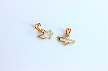 Load image into Gallery viewer, 10K Yellow Gold Dove Bird Pendant
