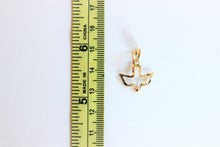 Load image into Gallery viewer, 10K Yellow Gold Dove Bird Pendant
