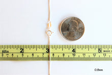 Load image into Gallery viewer, 925 Sterling Silver Box Chain Necklace Men Women 0.7mm ~ 4.6mm
