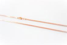 Load image into Gallery viewer, 14K Solid Rose Gold Franco Chain 1mm/16-24"
