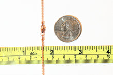 Load image into Gallery viewer, 14K Solid Rose Gold Franco Chain 1mm/16-24"
