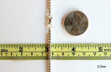 Load image into Gallery viewer, 925 Sterling Silver Box Chain Necklace Men Women 0.7mm ~ 4.6mm
