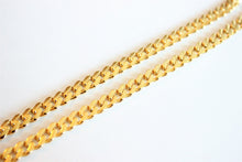 Load image into Gallery viewer, 10K Yellow Gold Hollow Miami 6.5mm Necklace Chain Bracelet
