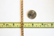 Load image into Gallery viewer, 10K Yellow Gold Hollow Miami 6.5mm Necklace Chain Bracelet
