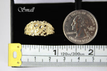 Load image into Gallery viewer, 10k Solid Yellow Gold Nugget Style Ring
