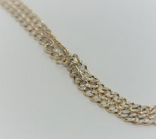 Load image into Gallery viewer, 10K Two Tone Gold Hollow Diamond Cut Cuban 2.5mm Chain
