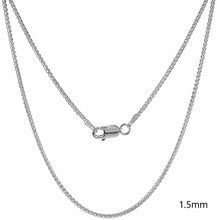 Load image into Gallery viewer, 925 Sterling Silver Spiga Wheat Necklace Bracelet Chain
