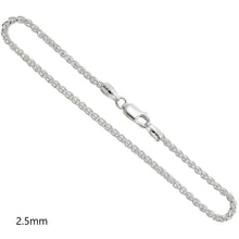 Load image into Gallery viewer, 925 Sterling Silver Spiga Wheat Necklace Bracelet Chain
