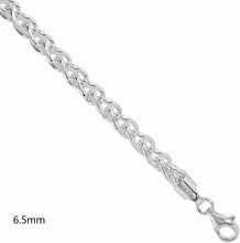 Load image into Gallery viewer, 925 Sterling Silver Spiga Wheat Necklace Bracelet Chain
