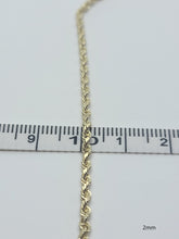 Load image into Gallery viewer, Authentic 10K Solid Yellow Gold Rope Necklace Chain
