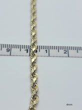 Load image into Gallery viewer, Authentic 10K Solid Yellow Gold Rope Necklace Chain
