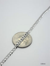 Load image into Gallery viewer, Authentic 10K Solid White Gold Cuban Necklace Bracelet Chain
